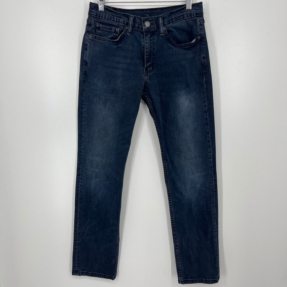 Levis 511 Slim Fit Jeans Mens 31x32 Dark Wash Stretch Denim Blue Pants